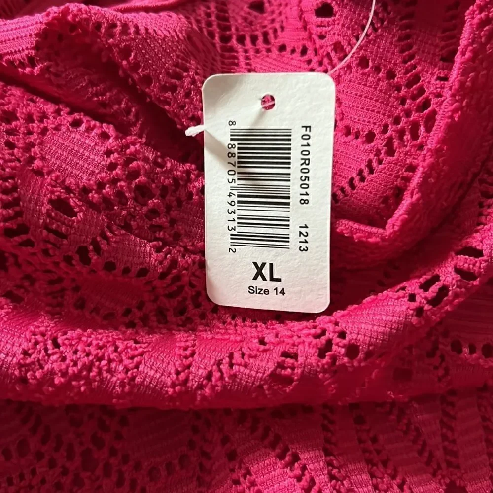 Kidpik Pink Lace Dress with attached lining